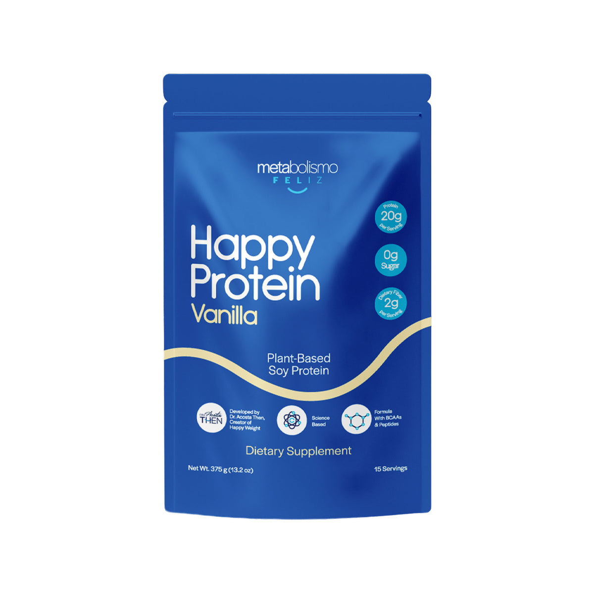 Proteína Happy Protein sabor vainilla